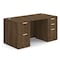 Officesource 29.50'' H, Modern Walnut, 60.00'' W X DBLFDOS103MW - alternate 2